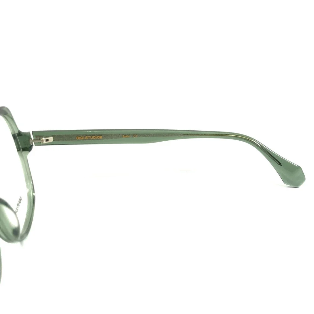 Gigi Studios Eyeglasses Frames BRIELLE 6933/7 Clear Transparent Green 52-17-140